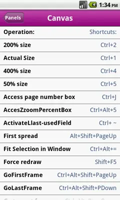 Shortcuts for InDesign android App screenshot 0